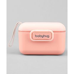 Babyhug Milk Powder Container With Spoon - Pink