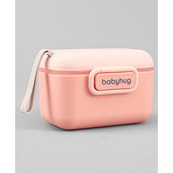 Babyhug Milk Powder Container With Spoon - Pink