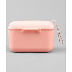 Babyhug Milk Powder Container With Spoon - Pink