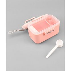Babyhug Milk Powder Container With Spoon - Pink