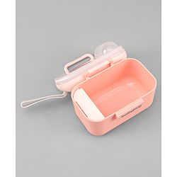 Babyhug Milk Powder Container With Spoon - Pink