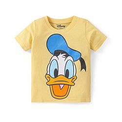 Babyhug Disney Cotton Knit Half Sleeves T-Shirts with Mickey Mouse Graphics Pack of 3 - Multicolour