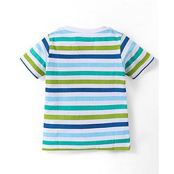 Babyhug Disney Cotton Knit Half Sleeves T-Shirts with Mickey Mouse Graphics Pack of 3 - Multicolour