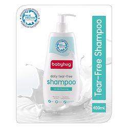 Babyhug Milk Protein Formula Daily Tear Free Shampoo Pack of 2 - 400 ml Each