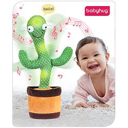 Babyhug Dancing Cactus Talking Toy - Green