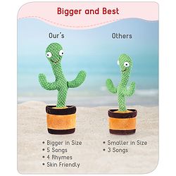 Babyhug Dancing Cactus Talking Toy - Green