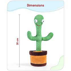 Babyhug Dancing Cactus Talking Toy - Green