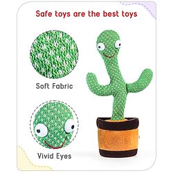 Babyhug Dancing Cactus Talking Toy - Green