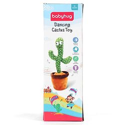 Babyhug Dancing Cactus Talking Toy - Green