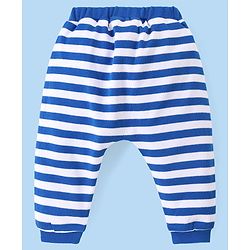 Babyhug 100% Cotton Knit Full Sleeves  Onesies with Leggings Cap & Mittens Koala Print - Blue & White
