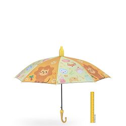 Babyhug Umbrella With Animal Print - Multicolor