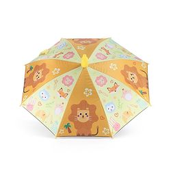 Babyhug Umbrella With Animal Print - Multicolor