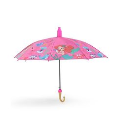 Babyhug Umbrella With Aquatic Animal Print - Multicolor
