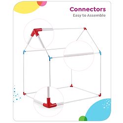 Babyhug Disney Mickey Mouse & Friends Play Tent House - Multicolor | Encourages team play, Adventure and fun | Helps develop social skills, creativity and imagination | Easy-to-Set up | BIS Certified