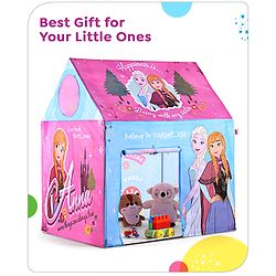 Babyhug Disney Mickey Mouse & Friends Play Tent House - Multicolor | Encourages team play, Adventure and fun | Helps develop social skills, creativity and imagination | Easy-to-Set up | BIS Certified