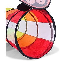 Babyhug Disney Mickey Mouse 6 Feet Long Foldable Crawling Tunnel - Red