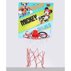 Babyhug Disney Mickey Mouse Basket Ball Play Set - Multicolor