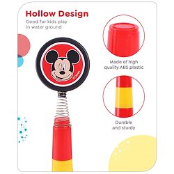 Babyhug Disney Mickey Hoopy Loopy Fun Stacking Ring Toss - Yellow & Red