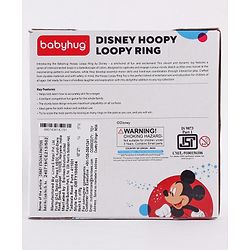 Babyhug Disney Mickey Hoopy Loopy Fun Stacking Ring Toss - Yellow & Red