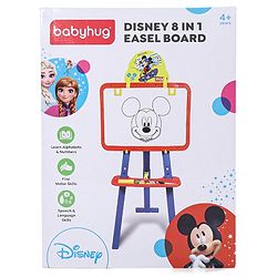 Babyhug Disney Mickey Mouse 8 in 1 Easel Board - Multicolor