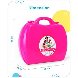 Babyhug Disney Princess My Vanity Makeup Suitcase Playset 21 Pieces - Pink