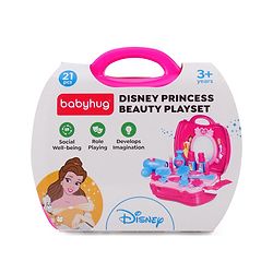 Babyhug Disney Princess My Vanity Makeup Suitcase Playset 21 Pieces - Pink