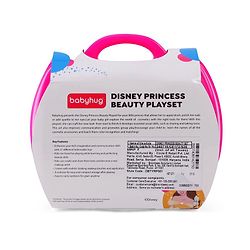 Babyhug Disney Princess My Vanity Makeup Suitcase Playset 21 Pieces - Pink