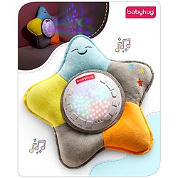 Babyhug Dreamy Light Projector - Multicolor | Soothing Starry Night Light Projector | Creates Calming Sleep Ambiance | Gentle & Safe for Babies | BIS Certified