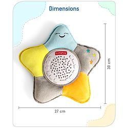Babyhug Dreamy Light Projector - Multicolor | Soothing Starry Night Light Projector | Creates Calming Sleep Ambiance | Gentle & Safe for Babies | BIS Certified