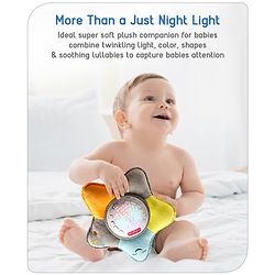 Babyhug Dreamy Light Projector - Multicolor | Soothing Starry Night Light Projector | Creates Calming Sleep Ambiance | Gentle & Safe for Babies | BIS Certified