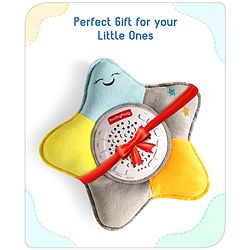 Babyhug Dreamy Light Projector - Multicolor | Soothing Starry Night Light Projector | Creates Calming Sleep Ambiance | Gentle & Safe for Babies | BIS Certified