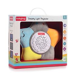 Babyhug Dreamy Light Projector - Multicolor | Soothing Starry Night Light Projector | Creates Calming Sleep Ambiance | Gentle & Safe for Babies | BIS Certified