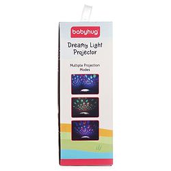 Babyhug Dreamy Light Projector - Multicolor | Soothing Starry Night Light Projector | Creates Calming Sleep Ambiance | Gentle & Safe for Babies | BIS Certified