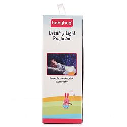 Babyhug Dreamy Light Projector - Multicolor | Soothing Starry Night Light Projector | Creates Calming Sleep Ambiance | Gentle & Safe for Babies | BIS Certified