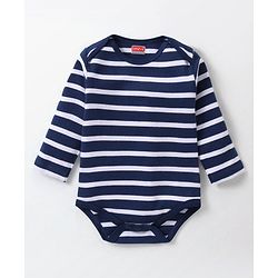 Babyhug 100% Cotton Knit Full Sleeves Alphabet Print Onesies Pack of 3 - Multicolour