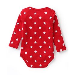 Babyhug 100% Cotton Knit Full Sleeves Alphabet Print Onesies Pack of 3 - Multicolour