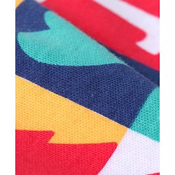 Babyhug 100% Cotton Knit Full Sleeves Alphabet Print Onesies Pack of 3 - Multicolour