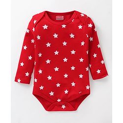 Babyhug 100% Cotton Knit Full Sleeves Alphabet Print Onesies Pack of 3 - Multicolour