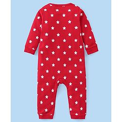 Babyhug 100% Cotton Knit Full Sleeves Romper Alphabet Print Pack of 2- Multicolor