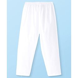 Babyhug Cambric Woven Full Sleeves Embroidered Kurta & Pyjama Set - Off White