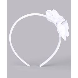 Babyhug Hair Band Floral Applique - White