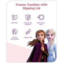 Babyhug Disney Nitro Sipper With Frozen Theme - 350 ml