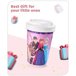 Babyhug Disney Nitro Sipper With Frozen Theme - 350 ml