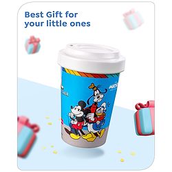 Babyhug Disney Nitro Sipper With Frozen Theme - 350 ml