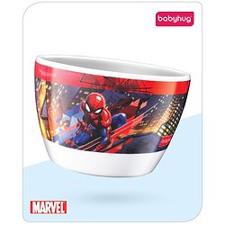 Babyhug Marvel Sydney Bowl With Spiderman Theme Red -380 ml