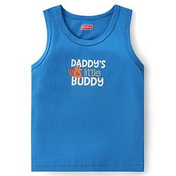 Babyhug 100% Cotton Knit Sleeveless Vests with Animal Print & Stripes Pattern Pack of 3 - Multicolor