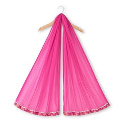 Babyhug Cambric Woven Three Fourth Sleeves Floral Printed Choli & Lehenga Set with Dupatta - Pink