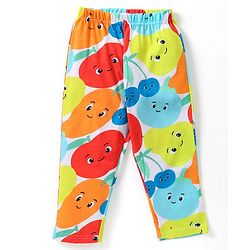 Babyhug Cotton Half Sleeves Nightsuit With Fruit Print-Multicolor.