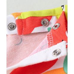 Babyhug Cotton Half Sleeves Nightsuit With Fruit Print-Multicolor.