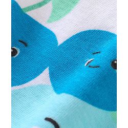 Babyhug Cotton Half Sleeves Nightsuit With Fruit Print-Multicolor.